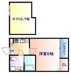 オーチャード霊屋下の物件間取画像